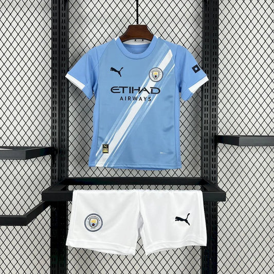 Manchester City Principal Kit Criança 25-26