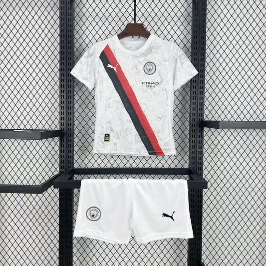 Manchester City Secundária Kit Criança 25-26