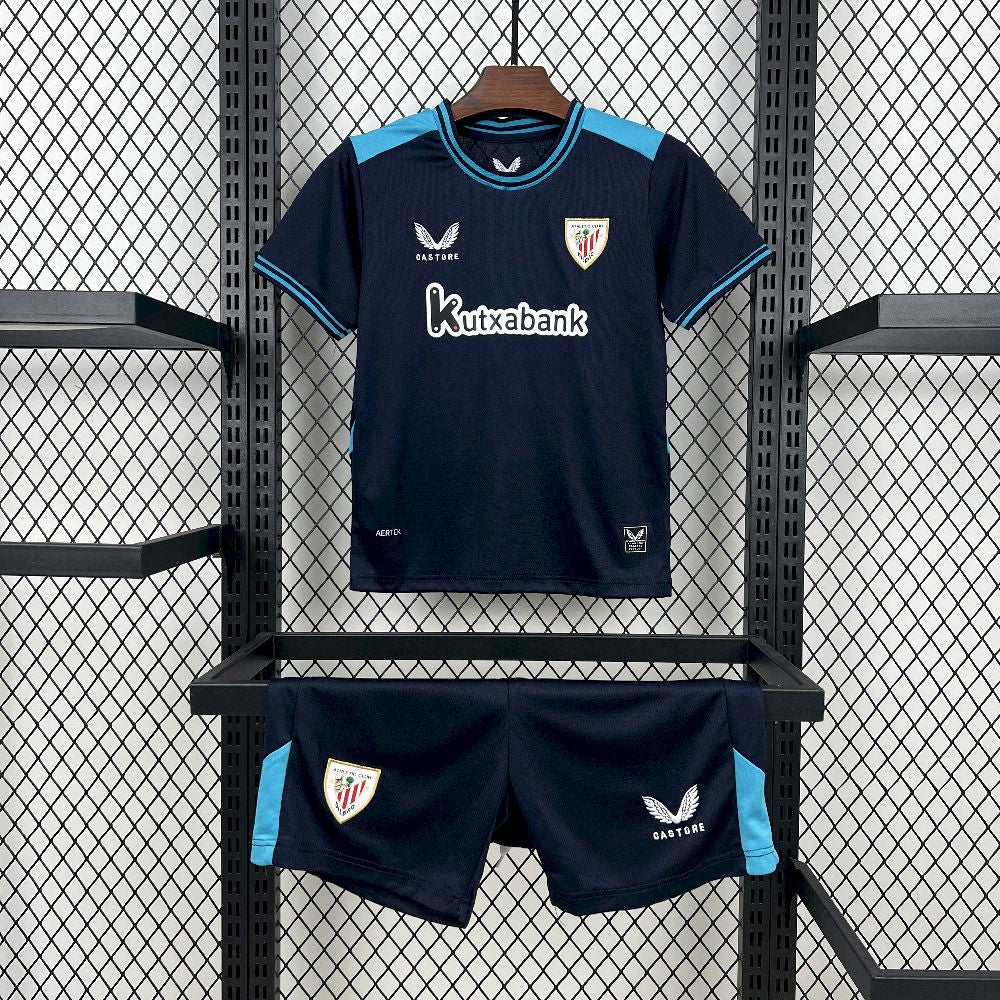 Athletic Bilbao Secundária Kit Criança 25-26