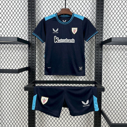 Athletic Bilbao Secundária Kit Criança 25-26