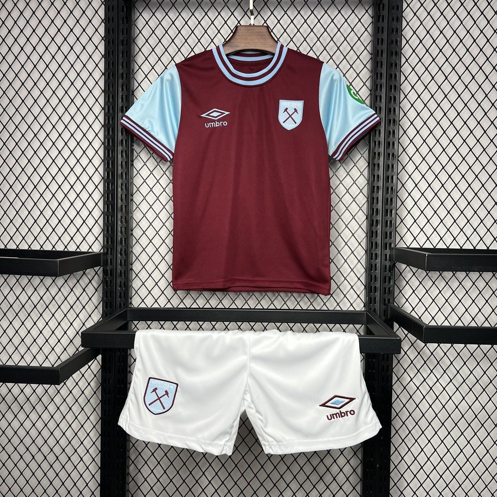 West Ham Principal Kit Criança 24-25