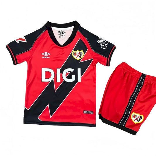 Rayo Vallecano Secundária Kit Criança 25-26